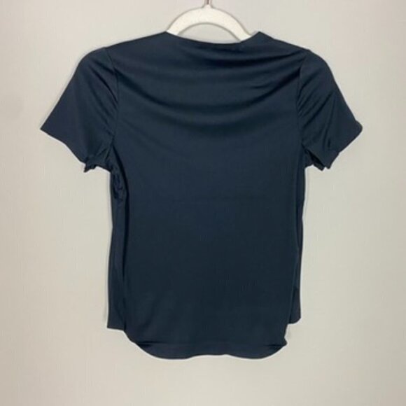 Ministry of Supply Luxe Touch Tee Shirt Short Sleeves Womens XXS Black Active - Picture 4 of 5